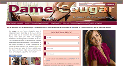 Desktop Screenshot of dame-cougar.com